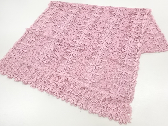 レース花模様ショール